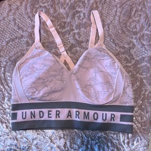 Pink Under Armor Sports bra